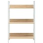 vidaXL Bücherregal 3 Regalböden Eiche 60×27,6×90,5 cm Holzwerkstoff vidaXL Bücherregal 3 Regalböden Eiche 60×27,6×90,5 cm Holzwerkstoff