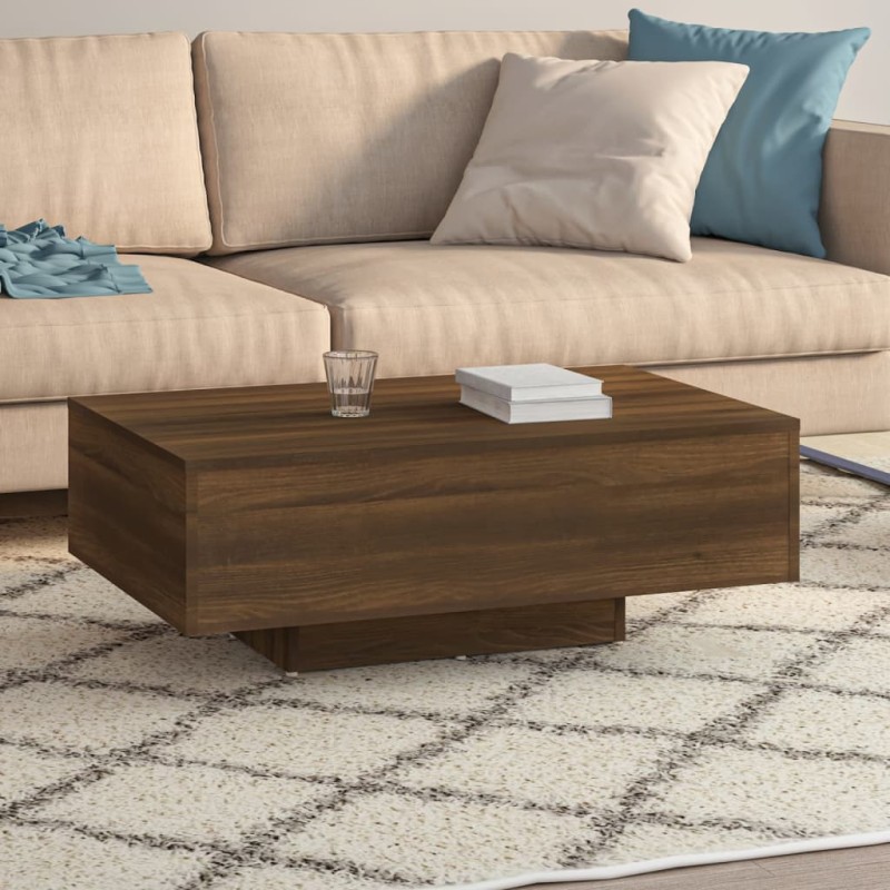 vidaXL Couchtisch Braun Eichen-Optik 85x55x31 cm Holzwerkstoff vidaXL Couchtisch Braun Eichen-Optik 85x55x31 cm Holzwerkstoff