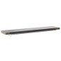 vidaXL Schweberegal Betongrau 120x23,5x3,8 cm MDF vidaXL Schweberegal Betongrau 120x23,5x3,8 cm MDF