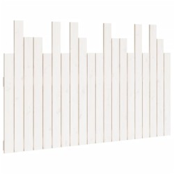 vidaXL Wand-Kopfteil Weiß 127,5x3x80 cm Massivholz Kiefer