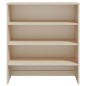 vidaXL Highboard-Oberteil HAMAR Honigbraun 90x30x100 cm Massivholz