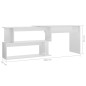 vidaXL Eckschreibtisch Hochglanz-Weiß 200x50x76 cm Holzwerkstoff vidaXL Eckschreibtisch Hochglanz-Weiß 200x50x76 cm Holzwerkstoff