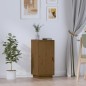 vidaXL Sideboard Honigbraun 34x40x75 cm Massivholz Kiefer vidaXL Sideboard Honigbraun 34x40x75 cm Massivholz Kiefer