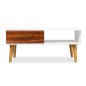 vidaXL Couchtisch Akazienholz Massiv 90 x 50 x 40 cm vidaXL Couchtisch Akazienholz Massiv 90 x 50 x 40 cm