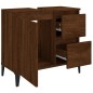 vidaXL Badschrank Braun Eichen-Optik 65x33x60 cm Holzwerkstoff vidaXL Badschrank Braun Eichen-Optik 65x33x60 cm Holzwerkstoff