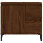 vidaXL Badschrank Braun Eichen-Optik 65x33x60 cm Holzwerkstoff vidaXL Badschrank Braun Eichen-Optik 65x33x60 cm Holzwerkstoff