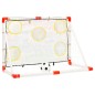 vidaXL Fußballtor-Set mit Torwand 120x51x77,5 cm vidaXL Fußballtor-Set mit Torwand 120x51x77,5 cm