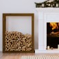 vidaXL Kaminholzregal Honigbraun 80x25x100 cm Massivholz Kiefer vidaXL Kaminholzregal Honigbraun 80x25x100 cm Massivholz Kiefer