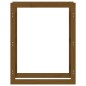 vidaXL Kaminholzregal Honigbraun 80x25x100 cm Massivholz Kiefer vidaXL Kaminholzregal Honigbraun 80x25x100 cm Massivholz Kiefer