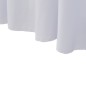 vidaXL 2 Stück Stretch-Tischdecken mit Rand Weiß 243 x 76 x 74 cm vidaXL 2 Stück Stretch-Tischdecken mit Rand Weiß 243 x 76 x 74 cm