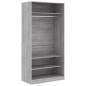 vidaXL Kleiderschrank Grau Sonoma 100x50x200 cm Holzwerkstoff vidaXL Kleiderschrank Grau Sonoma 100x50x200 cm Holzwerkstoff