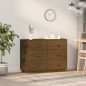 vidaXL Sideboard Honigbraun 100x40x75 cm Massivholz Kiefer vidaXL Sideboard Honigbraun 100x40x75 cm Massivholz Kiefer