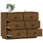 vidaXL Sideboard Honigbraun 100x40x75 cm Massivholz Kiefer vidaXL Sideboard Honigbraun 100x40x75 cm Massivholz Kiefer
