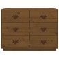 vidaXL Sideboard Honigbraun 100x40x75 cm Massivholz Kiefer vidaXL Sideboard Honigbraun 100x40x75 cm Massivholz Kiefer