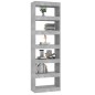 vidaXL Bücherregal/Raumteiler Betongrau 60x30x198 cm vidaXL Bücherregal/Raumteiler Betongrau 60x30x198 cm