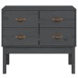 vidaXL Konsolenschrank Grau 90x40x78 cm Massivholz Kiefer vidaXL Konsolenschrank Grau 90x40x78 cm Massivholz Kiefer