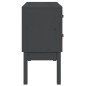 vidaXL Konsolenschrank Grau 90x40x78 cm Massivholz Kiefer vidaXL Konsolenschrank Grau 90x40x78 cm Massivholz Kiefer