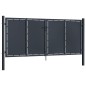 vidaXL Gartentor Stahl 300 x 125 cm Anthrazit vidaXL Gartentor Stahl 300 x 125 cm Anthrazit