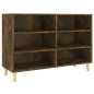 vidaXL Sideboard Räuchereiche 103,5x35x70 cm Holzwerkstoff vidaXL Sideboard Räuchereiche 103,5x35x70 cm Holzwerkstoff