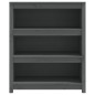 vidaXL Bücherregal Grau 80x35x97 cm Massivholz Kiefer vidaXL Bücherregal Grau 80x35x97 cm Massivholz Kiefer