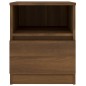 vidaXL Nachttisch Braun Eichen-Optik 40x40x50 cm Holzwerkstoff vidaXL Nachttisch Braun Eichen-Optik 40x40x50 cm Holzwerkstoff