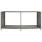 vidaXL Outdoor-Rgale 2 Stk. Grau Poly Rattan vidaXL Outdoor-Rgale 2 Stk. Grau Poly Rattan