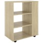vidaXL Rollschrank Sonoma-Eiche 60x35x75 cm Holzwerkstoff vidaXL Rollschrank Sonoma-Eiche 60x35x75 cm Holzwerkstoff