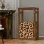 vidaXL Kaminholzregal Honigbraun 60x25x100 cm Massivholz Kiefer vidaXL Kaminholzregal Honigbraun 60x25x100 cm Massivholz Kiefer