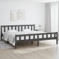 vidaXL Massivholzbett Grau 180x200 cm vidaXL Massivholzbett Grau 180x200 cm