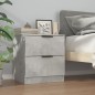 vidaXL Nachttische 2 Stk. Betongrau Holzwerkstoff vidaXL Nachttische 2 Stk. Betongrau Holzwerkstoff