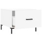 vidaXL Couchtisch Weiß 50x50x40 cm Holzwerkstoff vidaXL Couchtisch Weiß 50x50x40 cm Holzwerkstoff