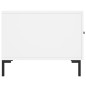 vidaXL Couchtisch Weiß 50x50x40 cm Holzwerkstoff vidaXL Couchtisch Weiß 50x50x40 cm Holzwerkstoff