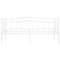 vidaXL Schlafsofa Bettgestell Weiß Metall 90x200 cm vidaXL Schlafsofa Bettgestell Weiß Metall 90x200 cm