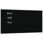 vidaXL Magnettafel Wandmontage Schwarz 40x20 cm Hartglas vidaXL Magnettafel Wandmontage Schwarz 40x20 cm Hartglas