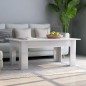 vidaXL Couchtisch Hochglanz-Weiß 100x60x42 cm Holzwerkstoff vidaXL Couchtisch Hochglanz-Weiß 100x60x42 cm Holzwerkstoff
