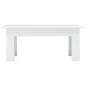 vidaXL Couchtisch Hochglanz-Weiß 100x60x42 cm Holzwerkstoff vidaXL Couchtisch Hochglanz-Weiß 100x60x42 cm Holzwerkstoff