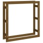 vidaXL Kaminholzregal Honigbraun 100x25x100 cm Massivholz Kiefer vidaXL Kaminholzregal Honigbraun 100x25x100 cm Massivholz Kiefer