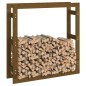 vidaXL Kaminholzregal Honigbraun 100x25x100 cm Massivholz Kiefer vidaXL Kaminholzregal Honigbraun 100x25x100 cm Massivholz Kiefer