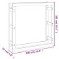 vidaXL Kaminholzregal Honigbraun 100x25x100 cm Massivholz Kiefer vidaXL Kaminholzregal Honigbraun 100x25x100 cm Massivholz Kiefer