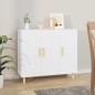 vidaXL Sideboard Weiß 90x34x80 cm Holzwerkstoff vidaXL Sideboard Weiß 90x34x80 cm Holzwerkstoff