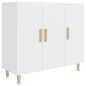vidaXL Sideboard Weiß 90x34x80 cm Holzwerkstoff vidaXL Sideboard Weiß 90x34x80 cm Holzwerkstoff
