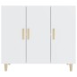 vidaXL Sideboard Weiß 90x34x80 cm Holzwerkstoff vidaXL Sideboard Weiß 90x34x80 cm Holzwerkstoff