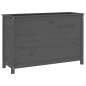 vidaXL Hochbeet Grau 119,5x40x78 cm Massivholz Kiefer vidaXL Hochbeet Grau 119,5x40x78 cm Massivholz Kiefer