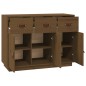 vidaXL Sideboard Honigbraun 100x40x75 cm Massivholz Kiefer vidaXL Sideboard Honigbraun 100x40x75 cm Massivholz Kiefer