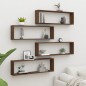 vidaXL Wandregale 4 Stk. Braun Eichen-Optik 100x15x30 cm Holzwerkstoff vidaXL Wandregale 4 Stk. Braun Eichen-Optik 100x15x30 cm Holzwerkstoff