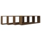 vidaXL Wandregale 4 Stk. Braun Eichen-Optik 100x15x30 cm Holzwerkstoff vidaXL Wandregale 4 Stk. Braun Eichen-Optik 100x15x30 cm Holzwerkstoff
