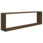 vidaXL Wandregale 4 Stk. Braun Eichen-Optik 100x15x30 cm Holzwerkstoff vidaXL Wandregale 4 Stk. Braun Eichen-Optik 100x15x30 cm Holzwerkstoff