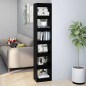 vidaXL Bücherregal/Raumteiler Schwarz 40x30x198 cm vidaXL Bücherregal/Raumteiler Schwarz 40x30x198 cm