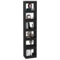 vidaXL Bücherregal/Raumteiler Schwarz 40x30x198 cm vidaXL Bücherregal/Raumteiler Schwarz 40x30x198 cm