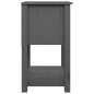 vidaXL Nachttisch Grau 40x35x61,5 cm Massivholz Kiefer vidaXL Nachttisch Grau 40x35x61,5 cm Massivholz Kiefer